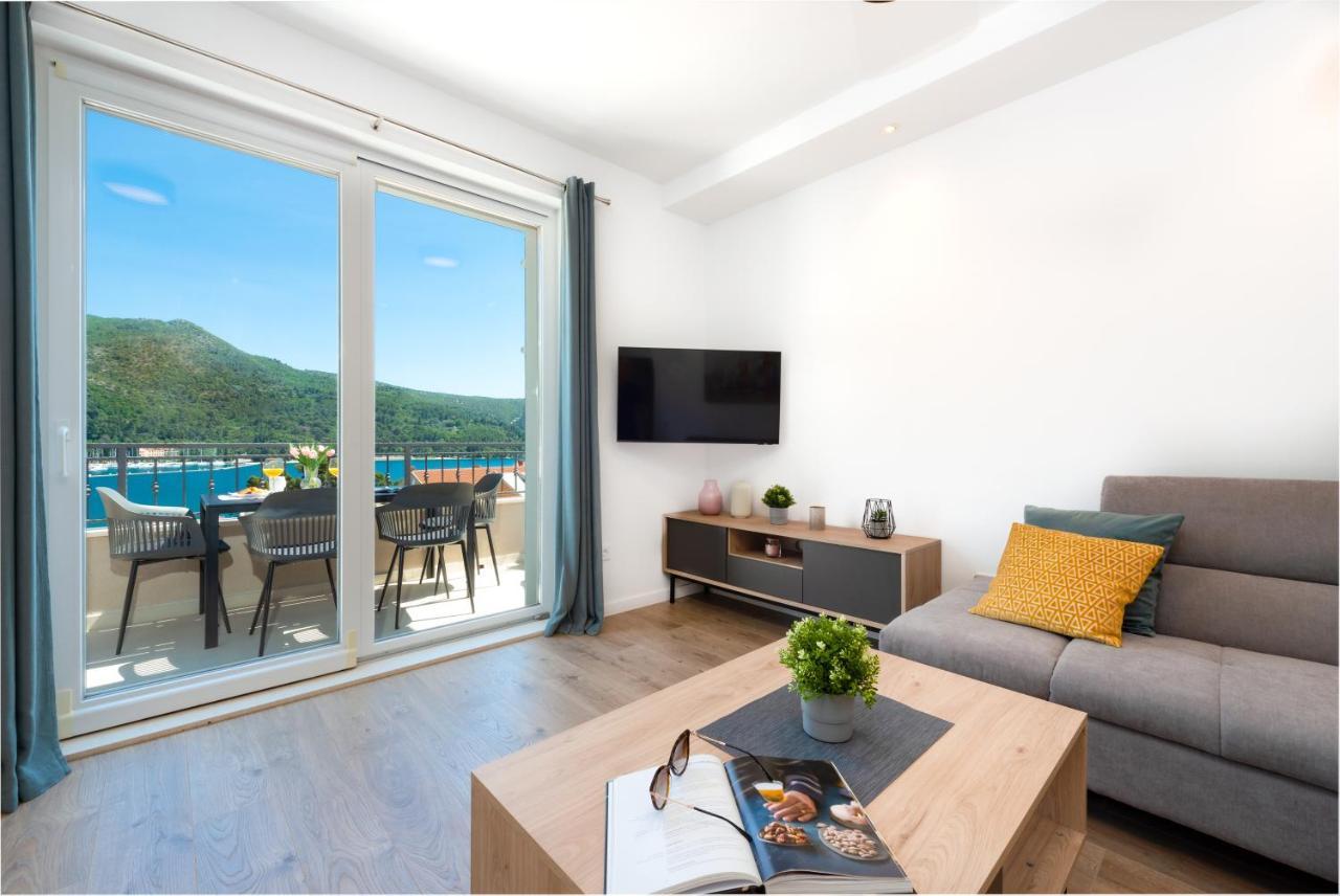 Amazing Sea View Apartments Petra & Paula Слано Екстериор снимка